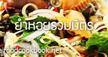 ยำรวมมิตรหอย สูตรวิธีทำยำหอยรวมมิตร ยำรวมมิตรหอย สูตรวิธีทำยำหอยรวมมิตร