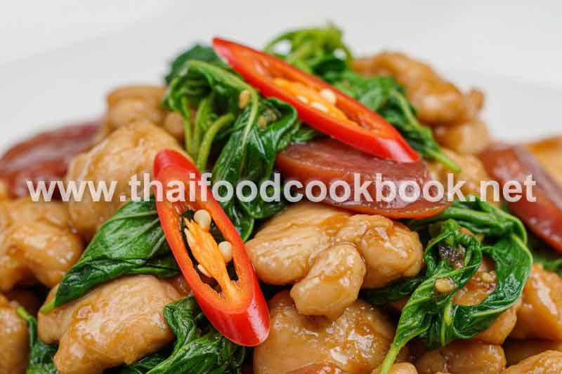 กะเพราไก่กุนเชียง-เมนูฟิวชั่นแบบไทยๆ-หอมกลิ่นใบกะเพรา-รสจัดจ้าน-ทำง่ายที่บ้าน