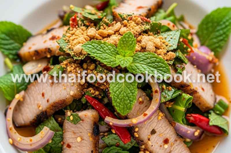 สูตรน้ำตกหมูแบบอีสาน แค่หมูติดมันก็อร่อยเวอร์