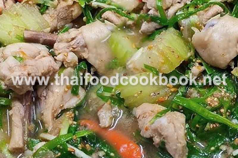 วิธีทำเมนูแกงฟักไก่ สูตรการทำแกงฟักไก่