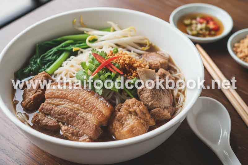 Braised Pork Noodle Soup (Guay Tiew Moo Toon)