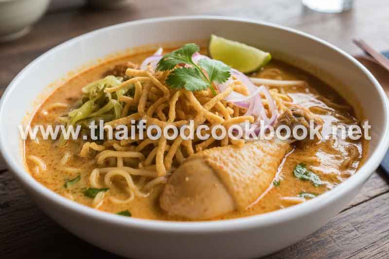 Northern Thai Curry Noodles with Chicken (Khao Soi Gai)