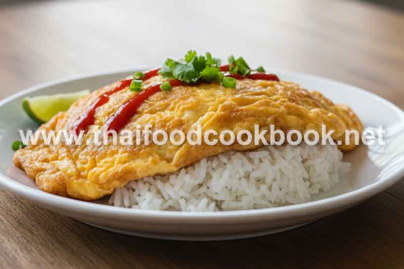 Thai-Omelet-Over-Rice-Simple-Fluffy-and-Delicious